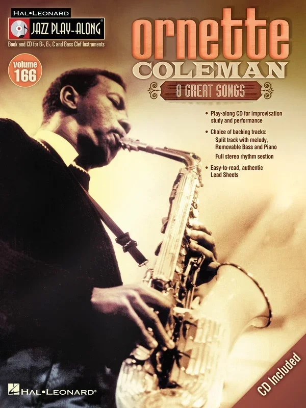 Ornette Coleman Jazz Play Along V166 Book/CD (Softcover Book/CD)