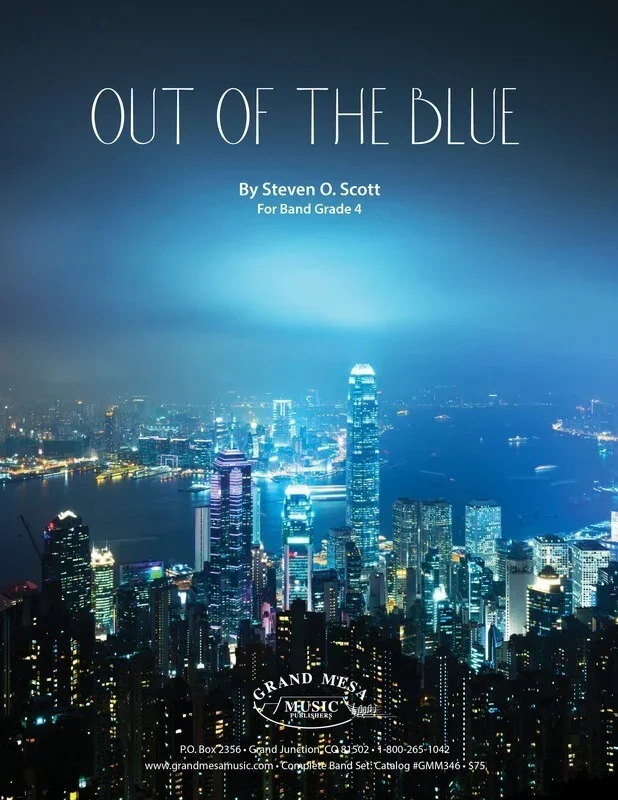 Out Of The Blue Concert Band 4 Score/Parts Book