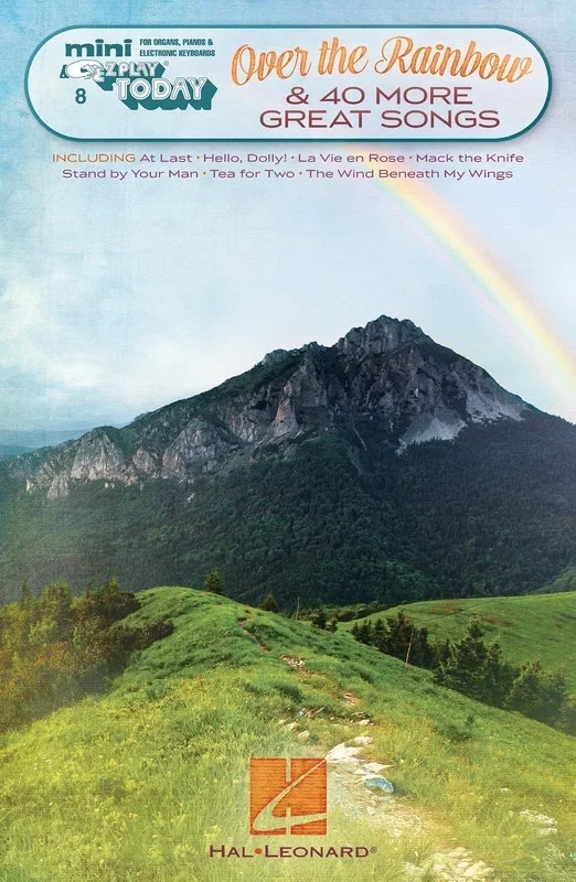Over The Rainbow and 40 More Mini EZ Play V8 (Softcover Book)