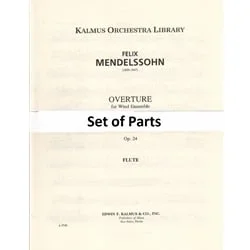 Overture in C, Op. 24 – Mixed Ensemble (Parts)