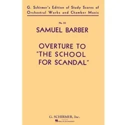 Overture to “The School for Scandal” Op. 5 – Study Score