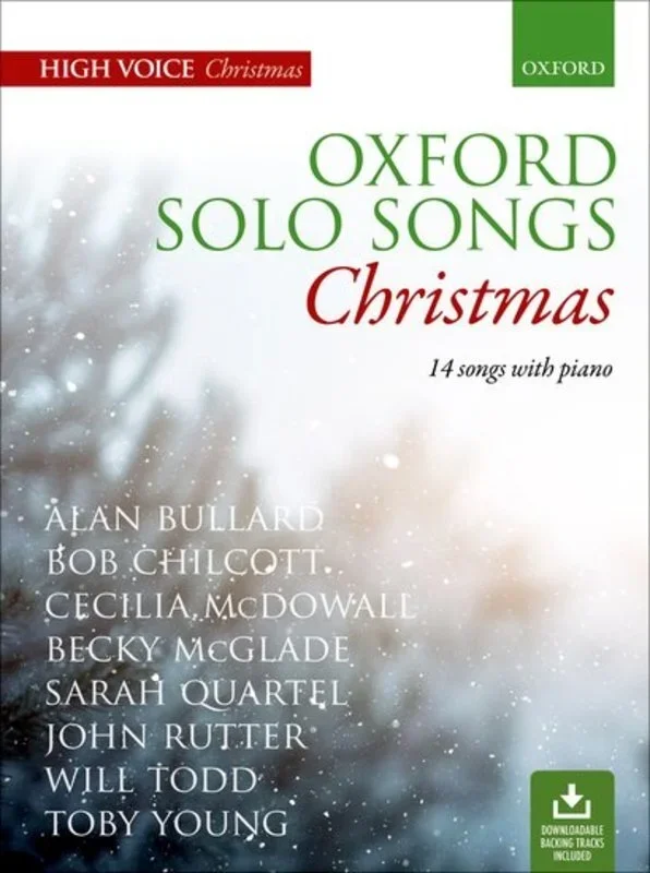 Oxford Solo Songs Christmas High Voice Bk/Ola Softcover Book (Vocal)