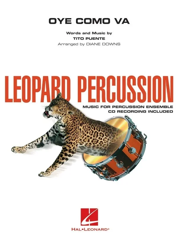 Oye Como Va Leopard Percussion (Music Score/Parts/CD)