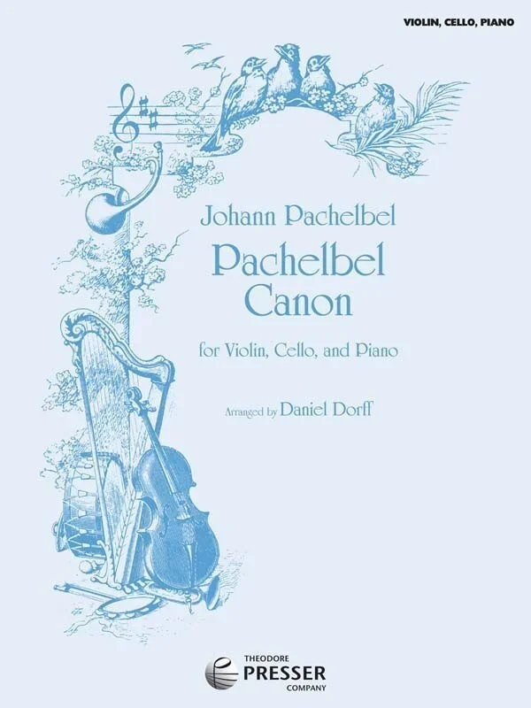 Pachelbel Canon For Violin/Cello/Piano Arr Dorff (Music Score/Parts)