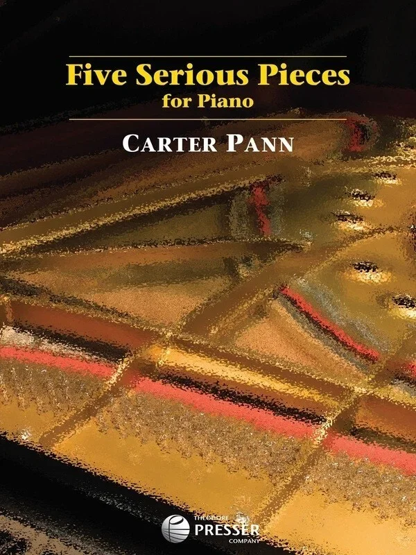 Pann – Five Serious Pieces For Piano (Softcover Book)