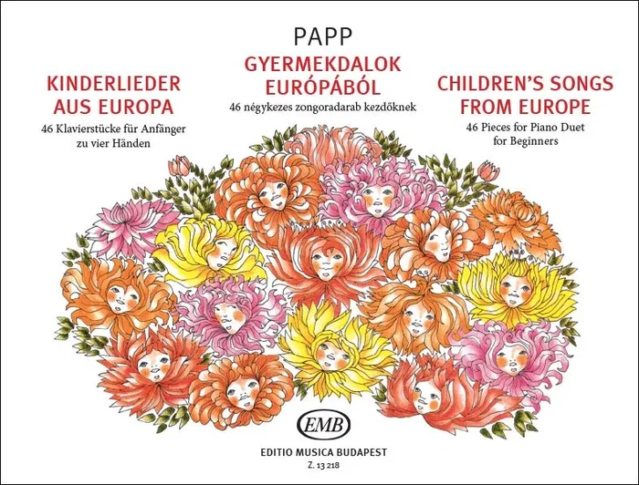 Papp: Children’s Songs from Europe for Piano Duet