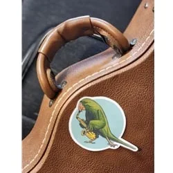 Parrot/Saxophone Sticker