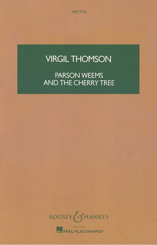 Parson Weems Study Score Book