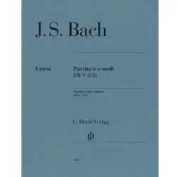 Partita No. 6 in E Minor, BWV 830 (With Fingering) – Piano