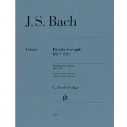 Partita No. 6 in E Minor, BWV 830 (Without Fingering) – Piano