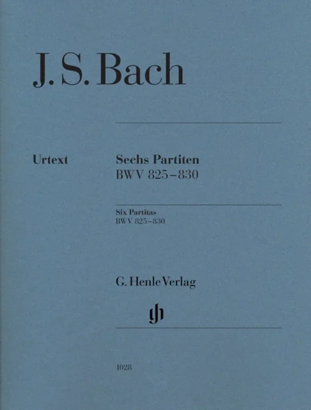 Partitas Comp Bwv 825-830 Without Fingering (Softcover Book)