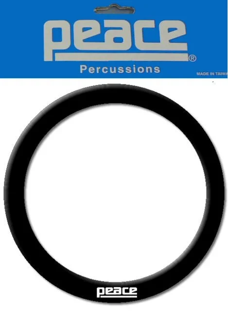 Peace 5″ Bass Drum Hole Template & Reinforcement Ring in Black