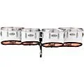 Pearl Championship Maple Marching Tenor Drums Quad Shallow Cut 10, 12, 13, 14 in. Pure White #33