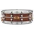 Pearl Music City Custom Solid Shell Snare Walnut with Nicotine Marine Inlay 14 x 5 in.
