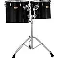 Pearl PTE Concert Series Single Head 13″ & 14″ Tom Set With BT3 & 7/8″ Receiver and T895 Stand 13 x 11 in. , 14 x 12 in. Midnight Black