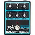 Peavey Bandit Supreme Teal Stripe Preamp Pedal Black and Teal