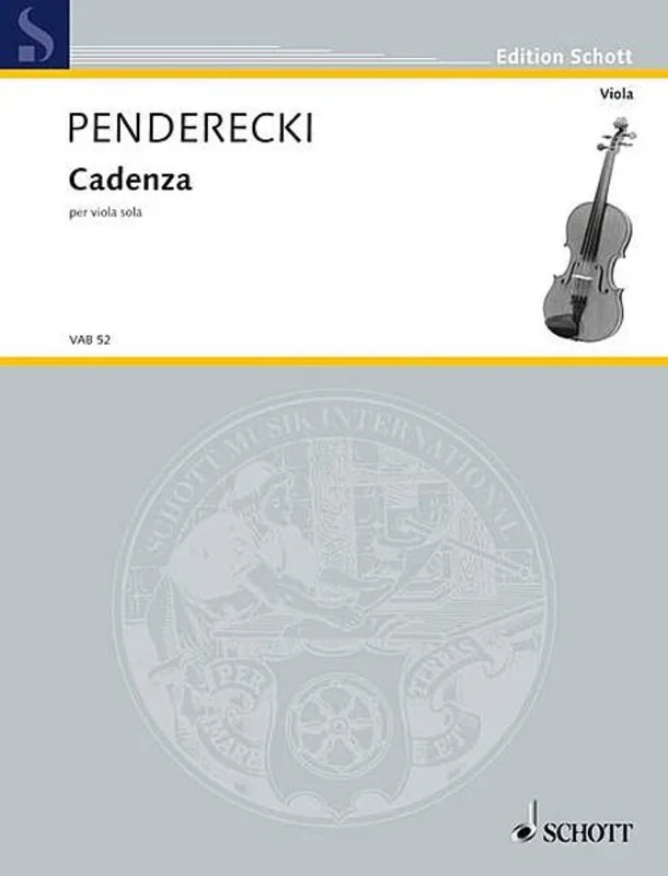Penderecki – Cadenza For Viola Solo
