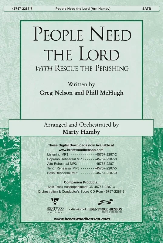 People Need The Lord SATB