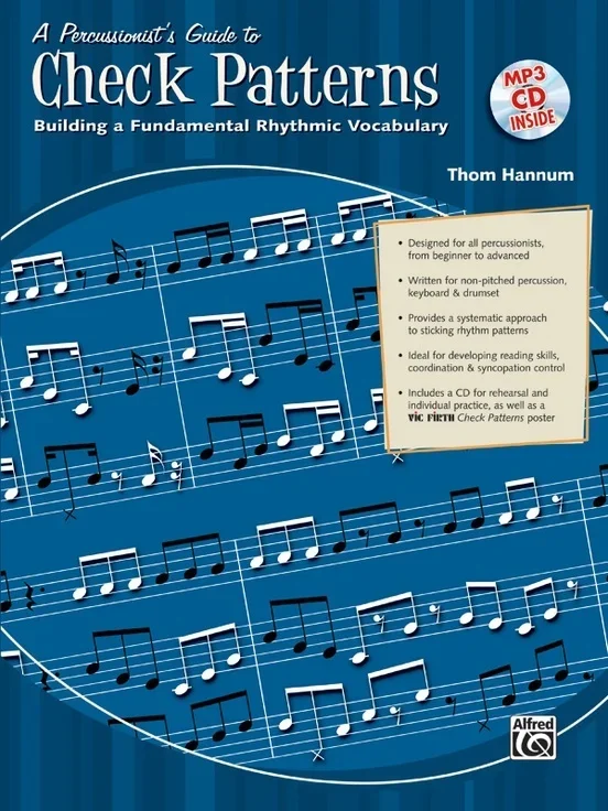 Percussionists Guide To Check Patterns Book/Mp3CD