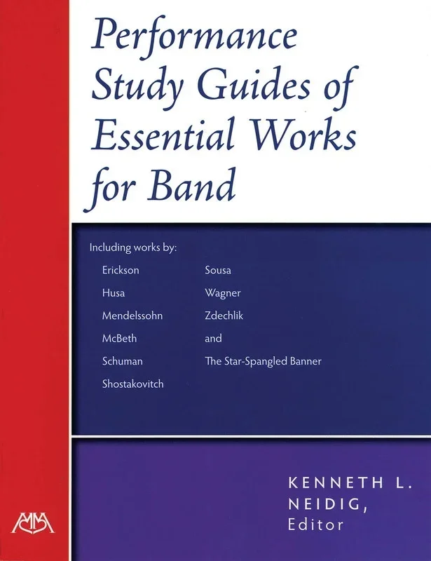 Performance Study Guides Of Essential Works For (Book)