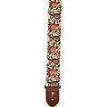Perri’s Jacquard Guitar Strap Skulls and Roses 2 in.