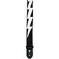 Perri’s Lightning Bolt Nylon Guitar Strap Black 2 in.
