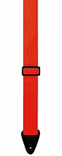 Perris 2″ Poly Pro Red Guitar Strap with Leather ends