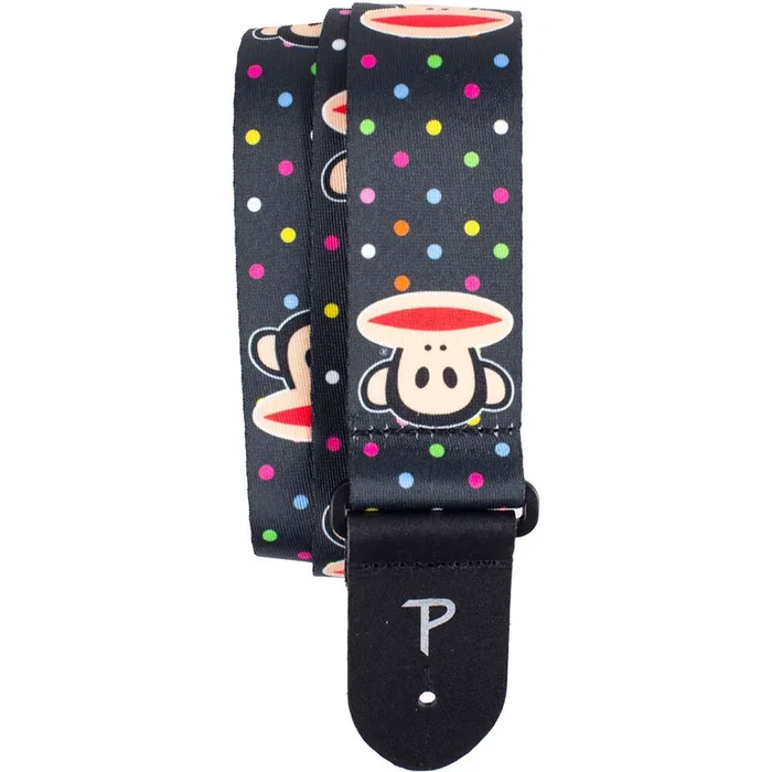Perris 2″ Polyester “Paul Frank – Multi Colour Mini Dots Julius” Licensed Guitar Strap