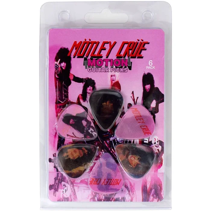 Perris “Motley Crue – 1982” Licensed Motion Guitar Picks (6-Pack)
