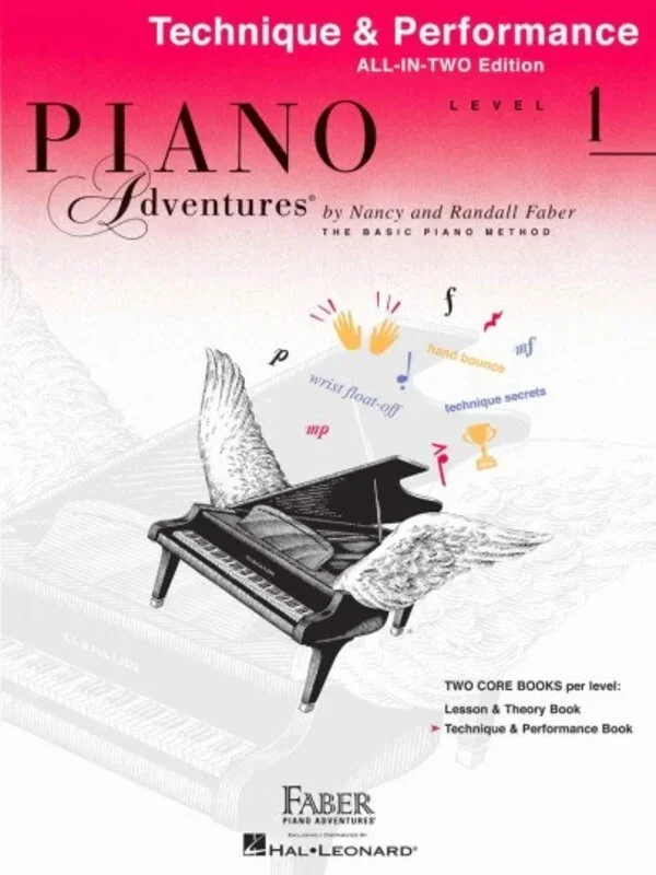 Piano Adventures All In Two 1 Technique Performance (Softcover Book)