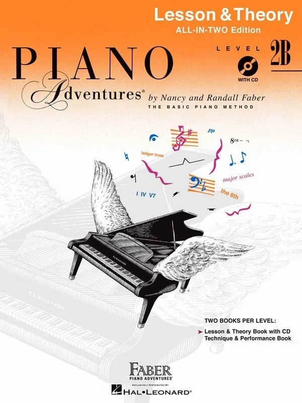 Piano Adventures All In Two 2B Lesson Theory Book/CD