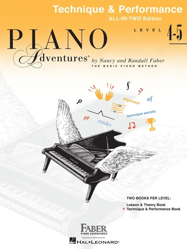 Piano Adventures All-In-Two Technique & Performance Book – Level 4-5