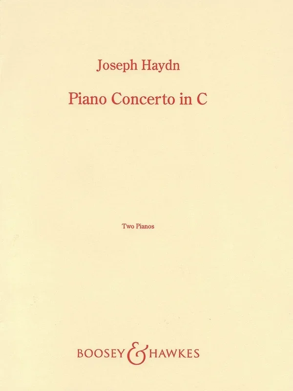 Piano Concerto In C 2 Pianos 4 Hands (Softcover Book)