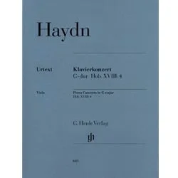Piano Concerto in G Major, Hob. XVIII:4 – Edition for Piano and String Quartet