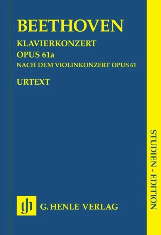 Piano Concerto Op 61A Study Score Book