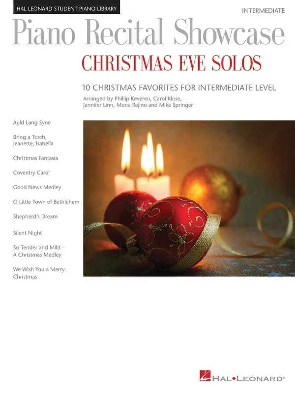 Piano Recital Showcase Christmas Eve Solos (Softcover Book)