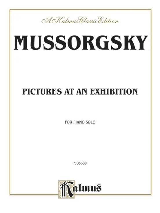 Pictures At An Exhibition Piano