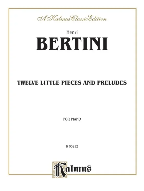 Pieces And Preludes 12 Piano