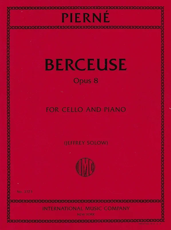 Pierné: Berceuse, Op. 8 (arr. for cello & piano)
