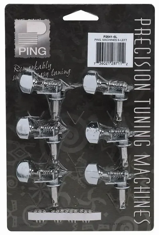 Ping P2641-6L Economy Chrome Machine Heads. 6-In-Line Left