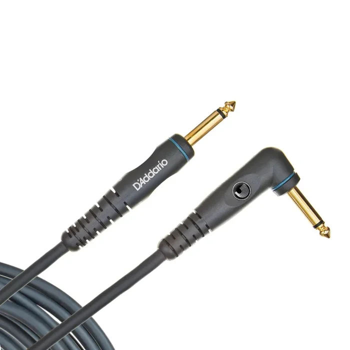Planet Waves Custom Series Instrument Cable, Right Angle, 20 feet