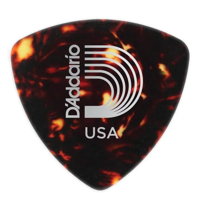 Planet Waves Shell-Color Celluloid Guitar Picks, 25 pack, Heavy, Wide Shape