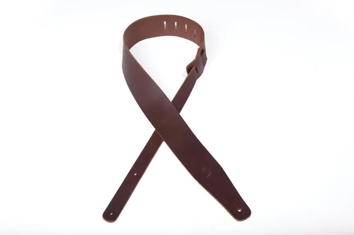 Planet Waves Thick Leather Guitar Strap, Brown