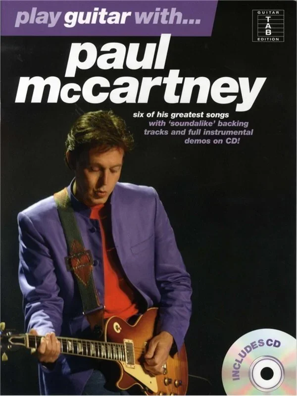 Play Guitar With Paul Mccartney TAB Softcover Book/CD