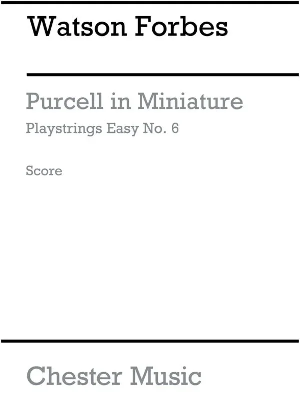 Playst.Ez 06 Purcell In Min. Sc(Arc)