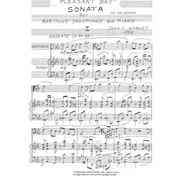 Pleasant Bay Sonata – Baritone Saxophone and Piano