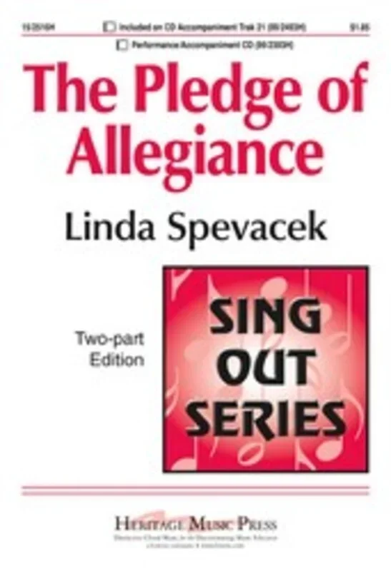 Pledge Of Allegiance 2 Part/Piano