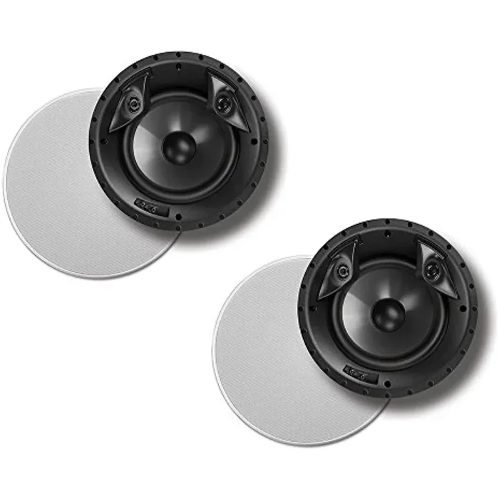 Polk Audio 80F/X-Ls High Performance In-Ceiling Surround Loudspeaker with Dual Tweeters and 8″ Driver (Pair)