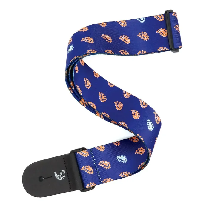 Polyester Guitar Strap, Paisley Critters, by D’Addario