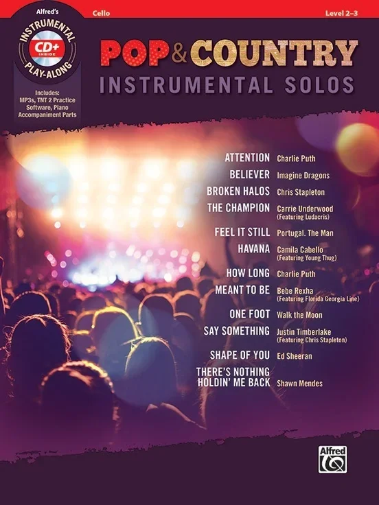 Pop & Country Instrumental Solos Cello Book/CD
